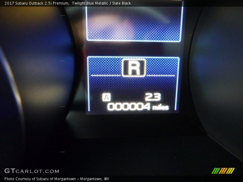 Twilight Blue Metallic / Slate Black 2017 Subaru Outback 2.5i Premium