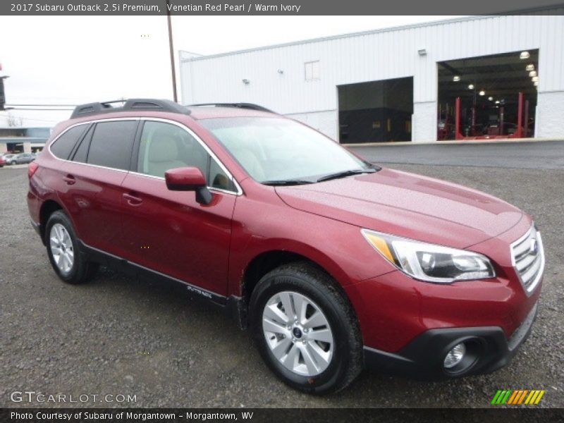 Venetian Red Pearl / Warm Ivory 2017 Subaru Outback 2.5i Premium
