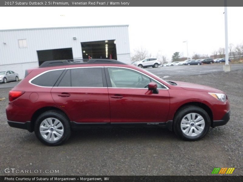 Venetian Red Pearl / Warm Ivory 2017 Subaru Outback 2.5i Premium