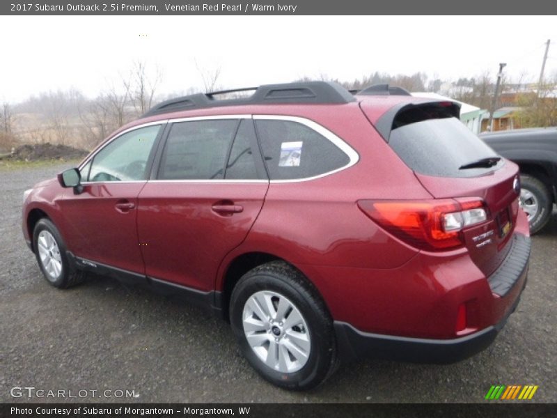 Venetian Red Pearl / Warm Ivory 2017 Subaru Outback 2.5i Premium