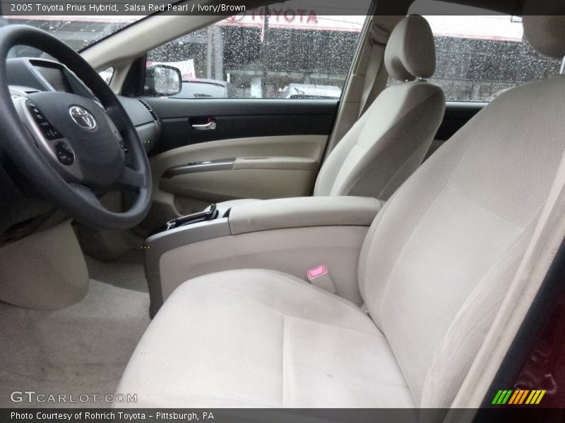 Salsa Red Pearl / Ivory/Brown 2005 Toyota Prius Hybrid