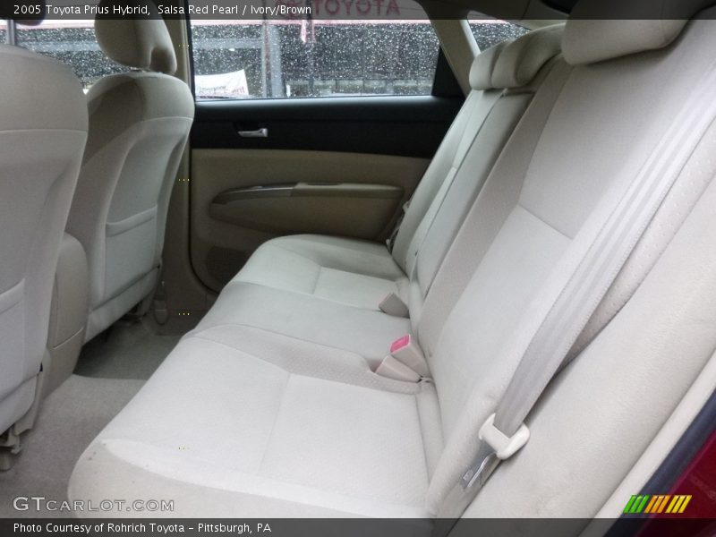 Salsa Red Pearl / Ivory/Brown 2005 Toyota Prius Hybrid