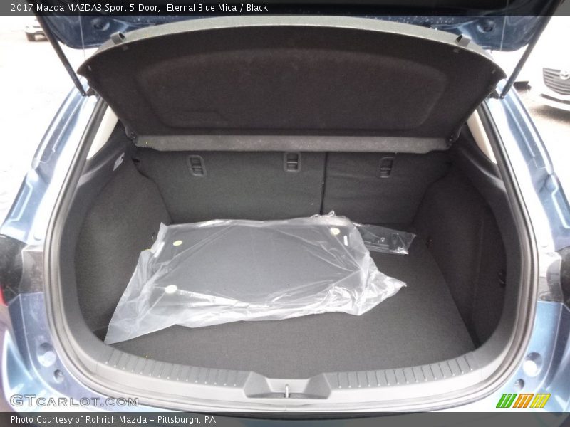 Eternal Blue Mica / Black 2017 Mazda MAZDA3 Sport 5 Door