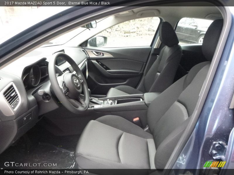 Eternal Blue Mica / Black 2017 Mazda MAZDA3 Sport 5 Door