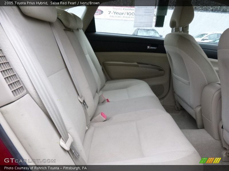 Salsa Red Pearl / Ivory/Brown 2005 Toyota Prius Hybrid
