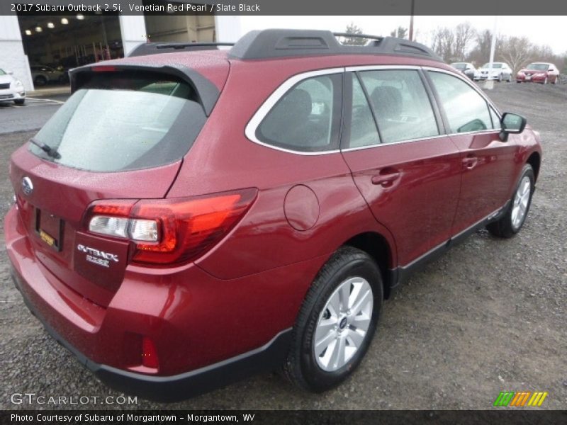 Venetian Red Pearl / Slate Black 2017 Subaru Outback 2.5i