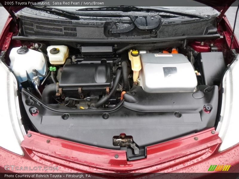 Salsa Red Pearl / Ivory/Brown 2005 Toyota Prius Hybrid