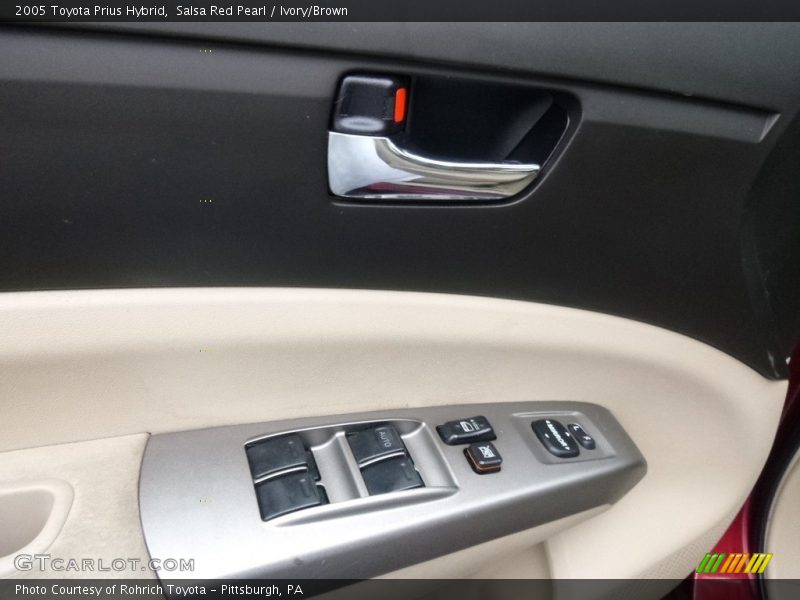 Salsa Red Pearl / Ivory/Brown 2005 Toyota Prius Hybrid