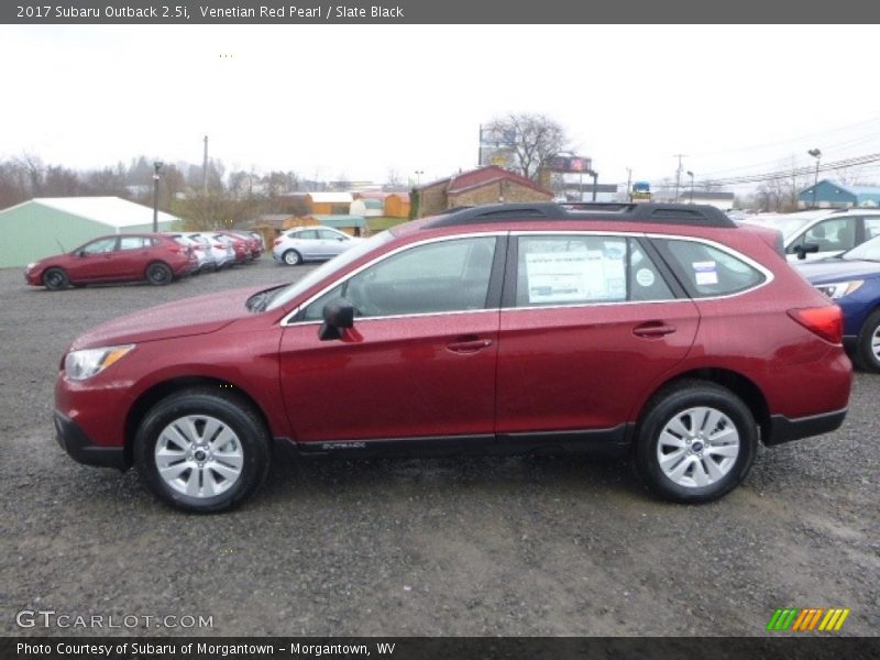 Venetian Red Pearl / Slate Black 2017 Subaru Outback 2.5i