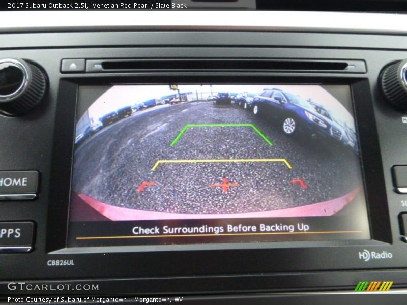 Venetian Red Pearl / Slate Black 2017 Subaru Outback 2.5i