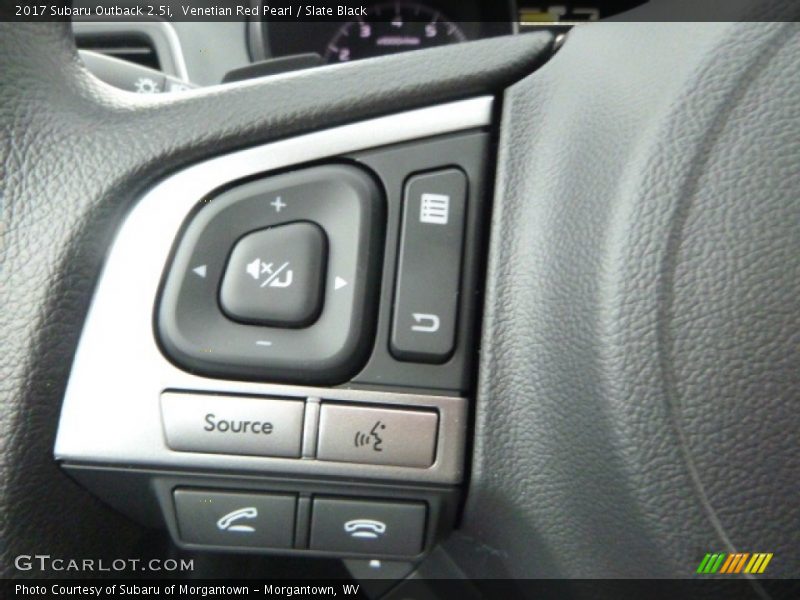 Venetian Red Pearl / Slate Black 2017 Subaru Outback 2.5i