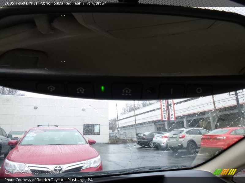 Salsa Red Pearl / Ivory/Brown 2005 Toyota Prius Hybrid