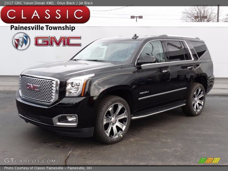 Onyx Black / Jet Black 2017 GMC Yukon Denali 4WD