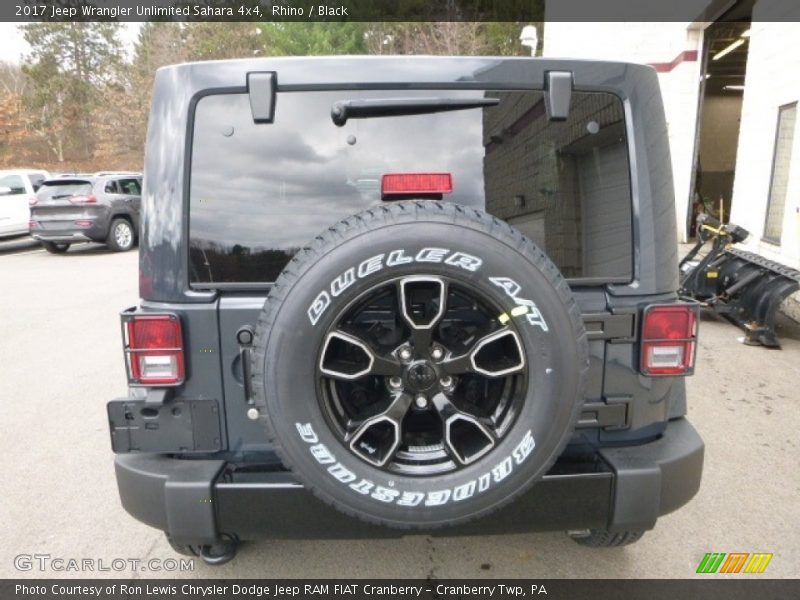 Rhino / Black 2017 Jeep Wrangler Unlimited Sahara 4x4