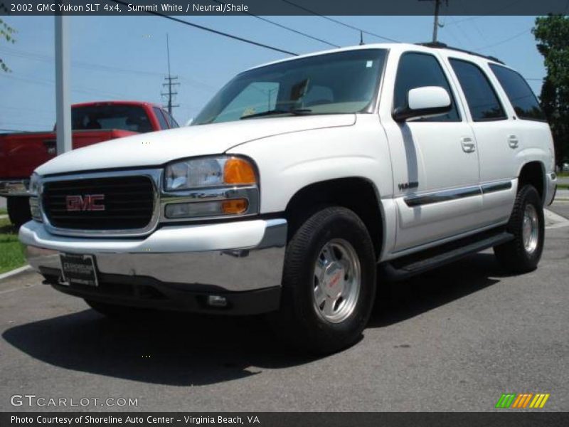 Summit White / Neutral/Shale 2002 GMC Yukon SLT 4x4