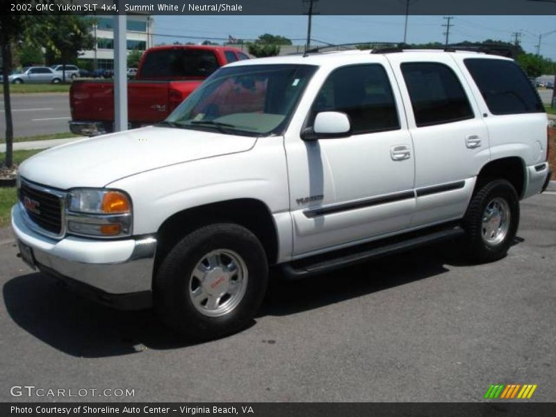 Summit White / Neutral/Shale 2002 GMC Yukon SLT 4x4