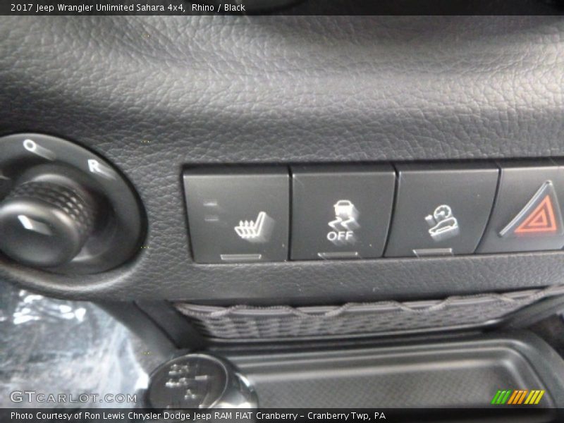 Rhino / Black 2017 Jeep Wrangler Unlimited Sahara 4x4