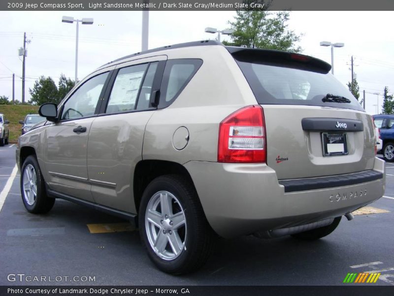Light Sandstone Metallic / Dark Slate Gray/Medium Slate Gray 2009 Jeep Compass Sport
