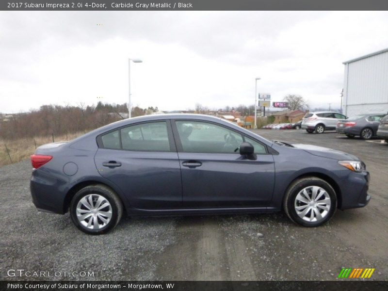 Carbide Gray Metallic / Black 2017 Subaru Impreza 2.0i 4-Door