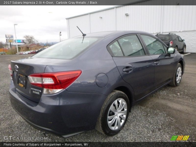 Carbide Gray Metallic / Black 2017 Subaru Impreza 2.0i 4-Door