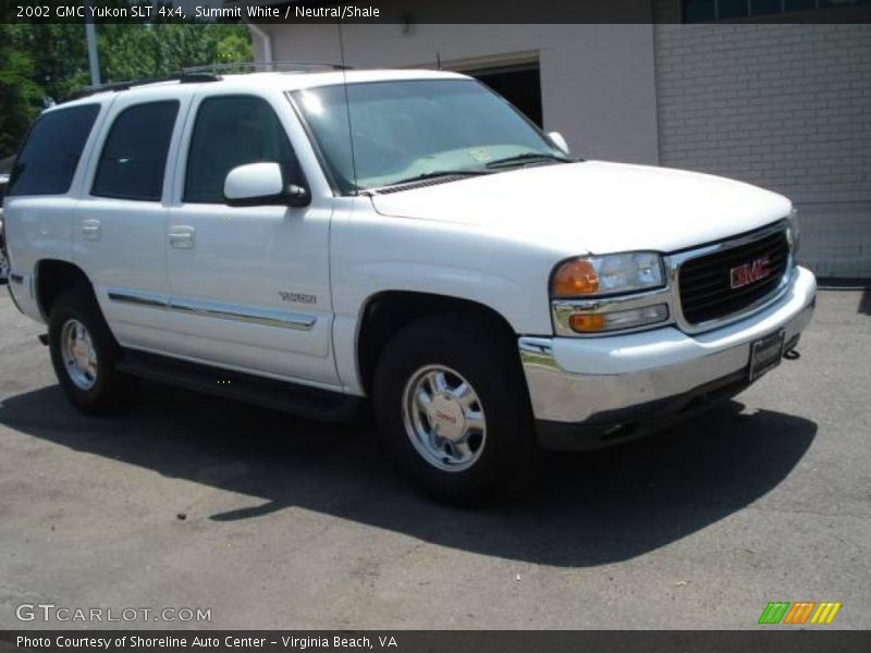 Summit White / Neutral/Shale 2002 GMC Yukon SLT 4x4