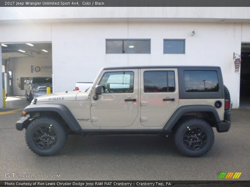 Gobi / Black 2017 Jeep Wrangler Unlimited Sport 4x4