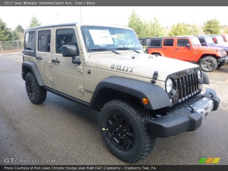 Gobi / Black 2017 Jeep Wrangler Unlimited Sport 4x4