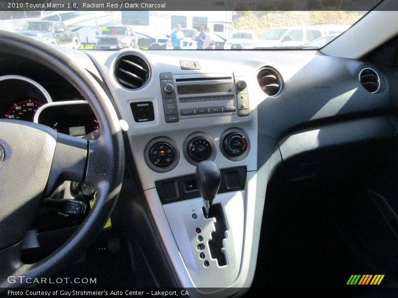 Radiant Red / Dark Charcoal 2010 Toyota Matrix 1.8
