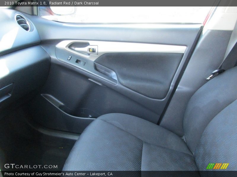 Radiant Red / Dark Charcoal 2010 Toyota Matrix 1.8