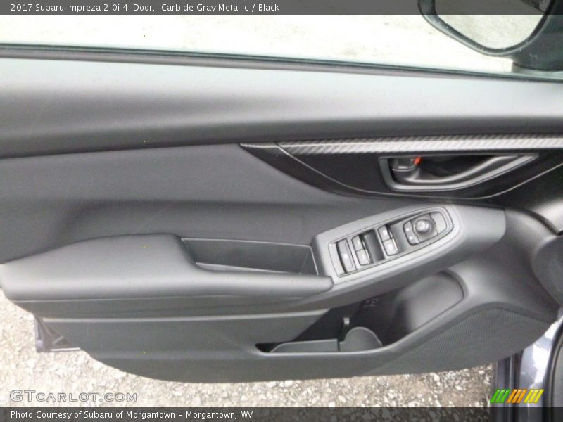 Carbide Gray Metallic / Black 2017 Subaru Impreza 2.0i 4-Door