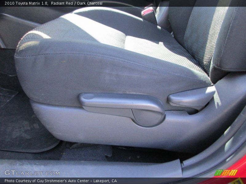 Radiant Red / Dark Charcoal 2010 Toyota Matrix 1.8