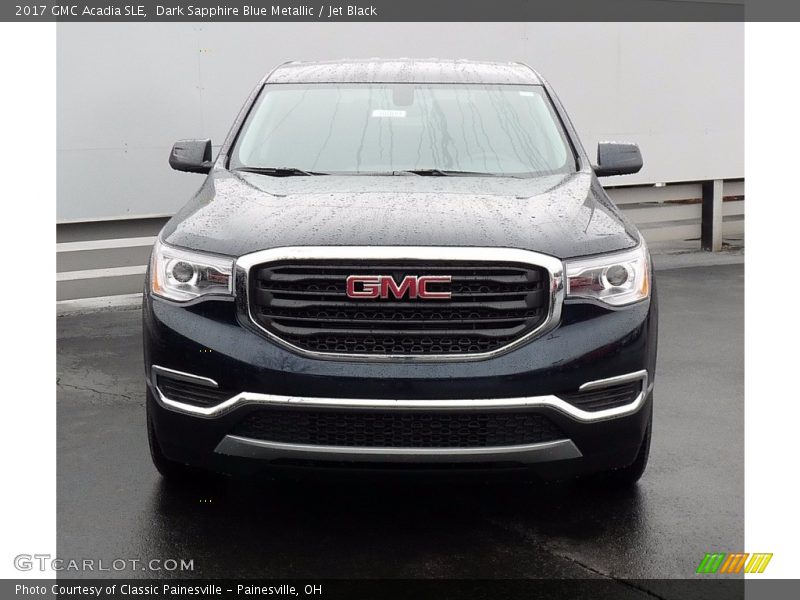 Dark Sapphire Blue Metallic / Jet Black 2017 GMC Acadia SLE