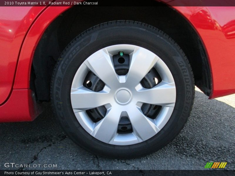Radiant Red / Dark Charcoal 2010 Toyota Matrix 1.8