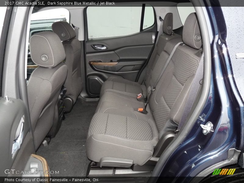 Dark Sapphire Blue Metallic / Jet Black 2017 GMC Acadia SLE
