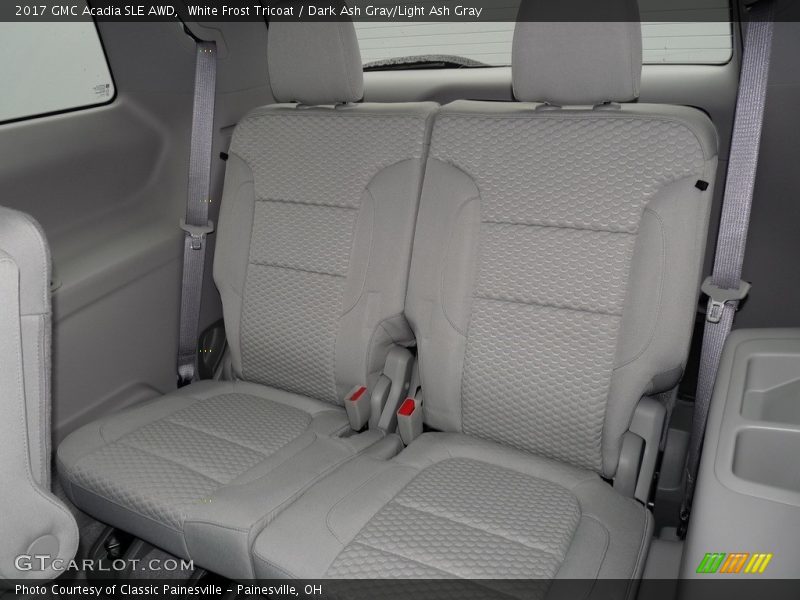 White Frost Tricoat / Dark Ash Gray/Light Ash Gray 2017 GMC Acadia SLE AWD