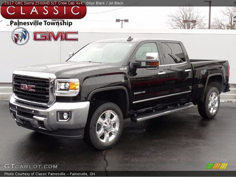 Onyx Black / Jet Black 2017 GMC Sierra 2500HD SLT Crew Cab 4x4