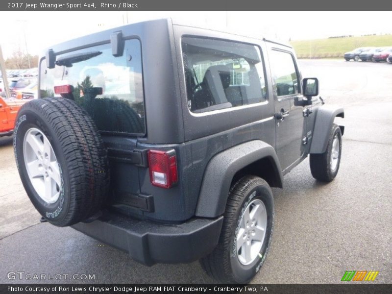 Rhino / Black 2017 Jeep Wrangler Sport 4x4
