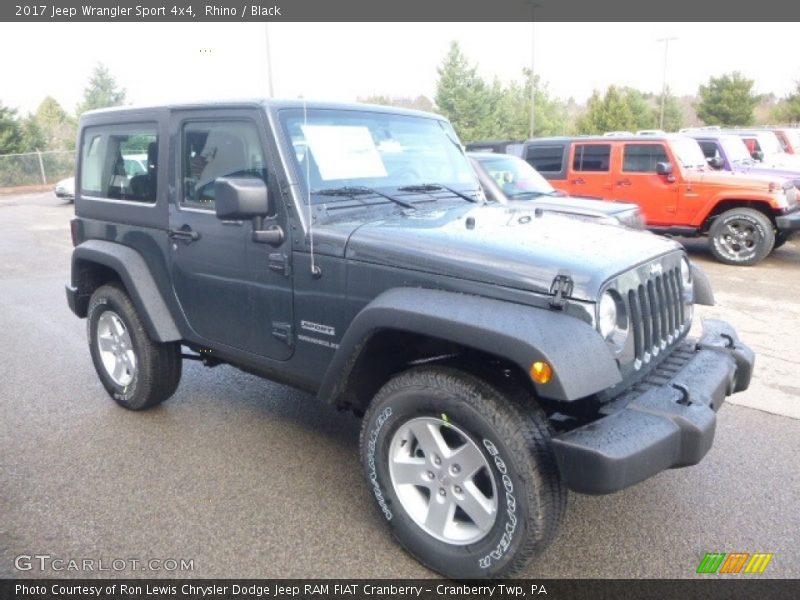 Rhino / Black 2017 Jeep Wrangler Sport 4x4