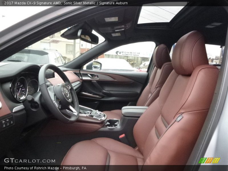 Front Seat of 2017 CX-9 Signature AWD