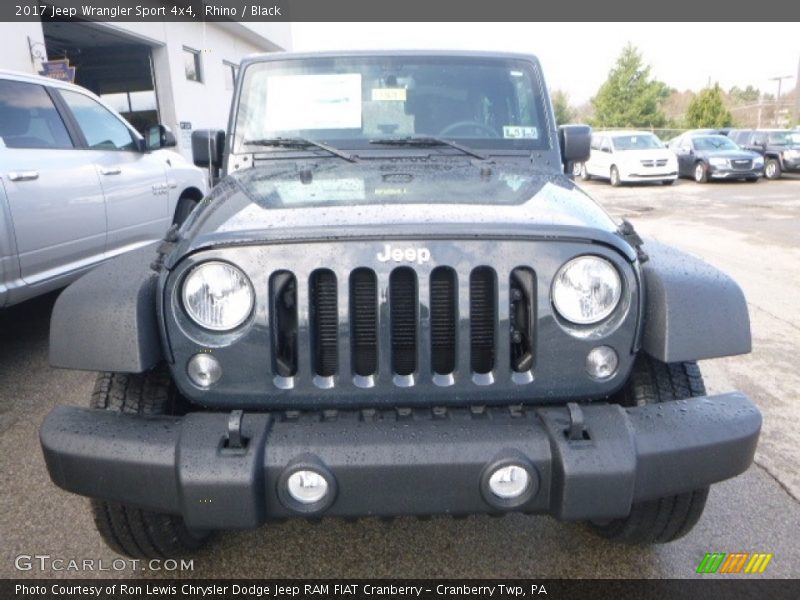 Rhino / Black 2017 Jeep Wrangler Sport 4x4