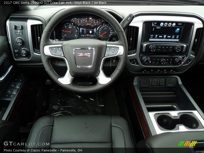 Onyx Black / Jet Black 2017 GMC Sierra 2500HD SLT Crew Cab 4x4