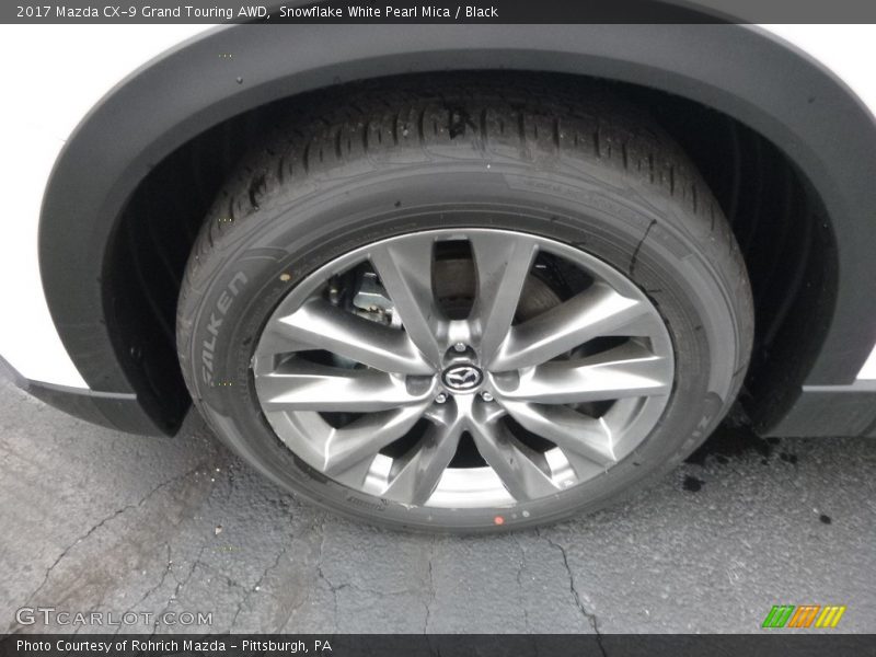 Snowflake White Pearl Mica / Black 2017 Mazda CX-9 Grand Touring AWD