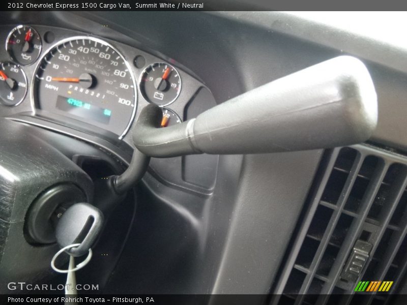 Summit White / Neutral 2012 Chevrolet Express 1500 Cargo Van