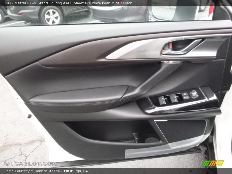 Snowflake White Pearl Mica / Black 2017 Mazda CX-9 Grand Touring AWD