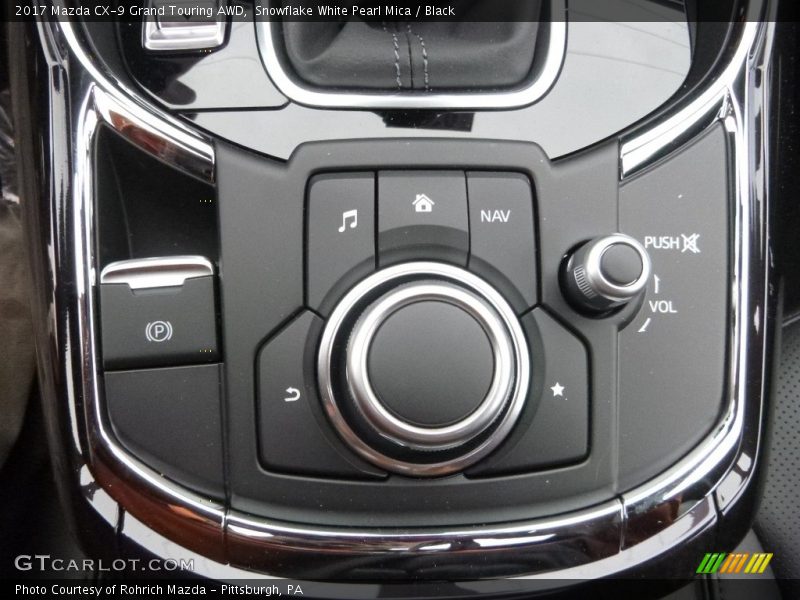 Snowflake White Pearl Mica / Black 2017 Mazda CX-9 Grand Touring AWD