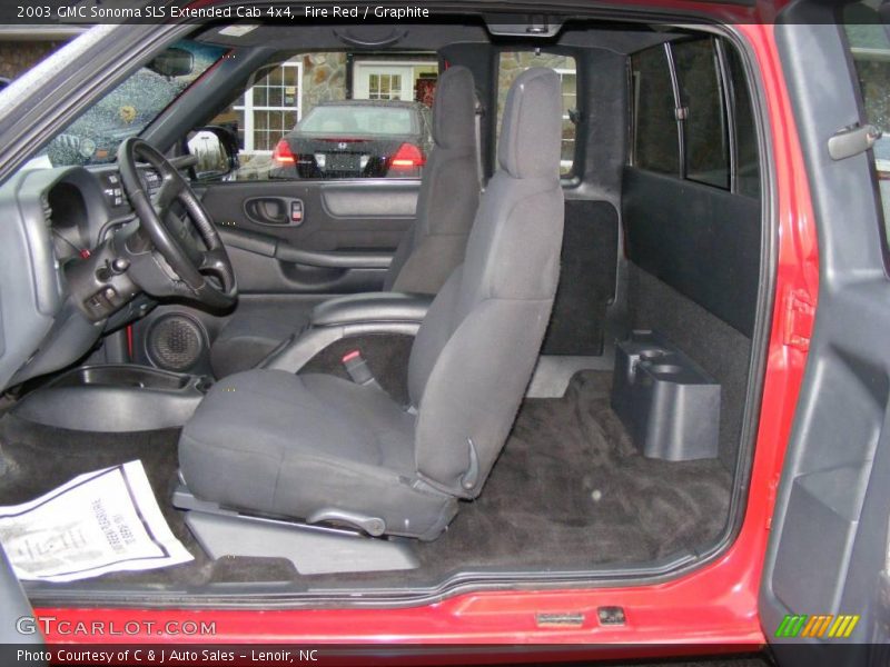Fire Red / Graphite 2003 GMC Sonoma SLS Extended Cab 4x4