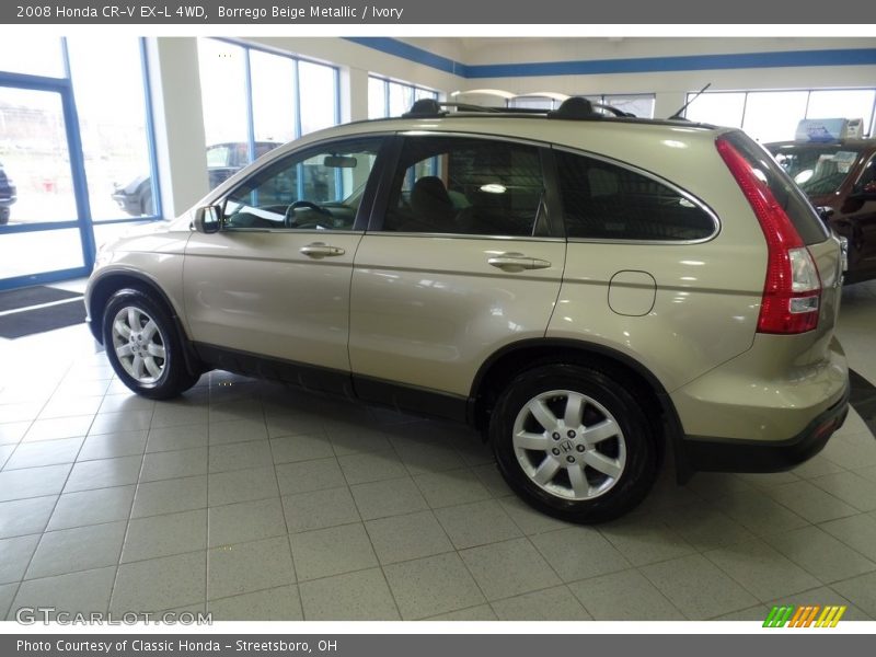 Borrego Beige Metallic / Ivory 2008 Honda CR-V EX-L 4WD