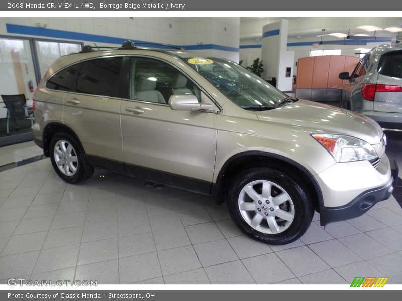 Borrego Beige Metallic / Ivory 2008 Honda CR-V EX-L 4WD