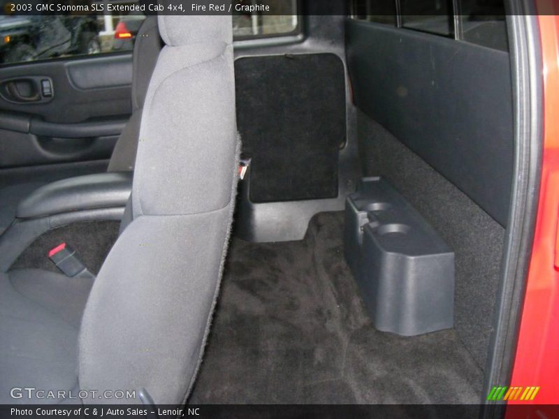 Fire Red / Graphite 2003 GMC Sonoma SLS Extended Cab 4x4
