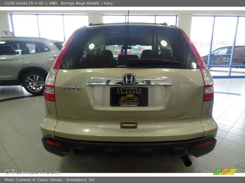 Borrego Beige Metallic / Ivory 2008 Honda CR-V EX-L 4WD